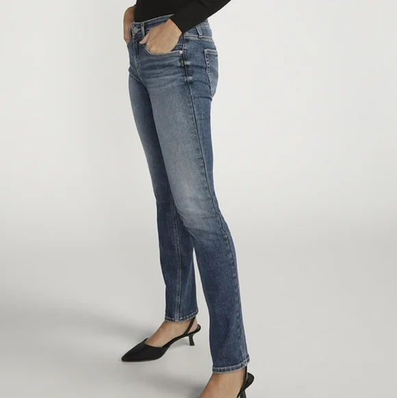 Silver Jeans Blue Straight Leg Denim, SIZE 28/31